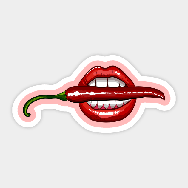 Chili Lips Sticker by I AM THE STORM